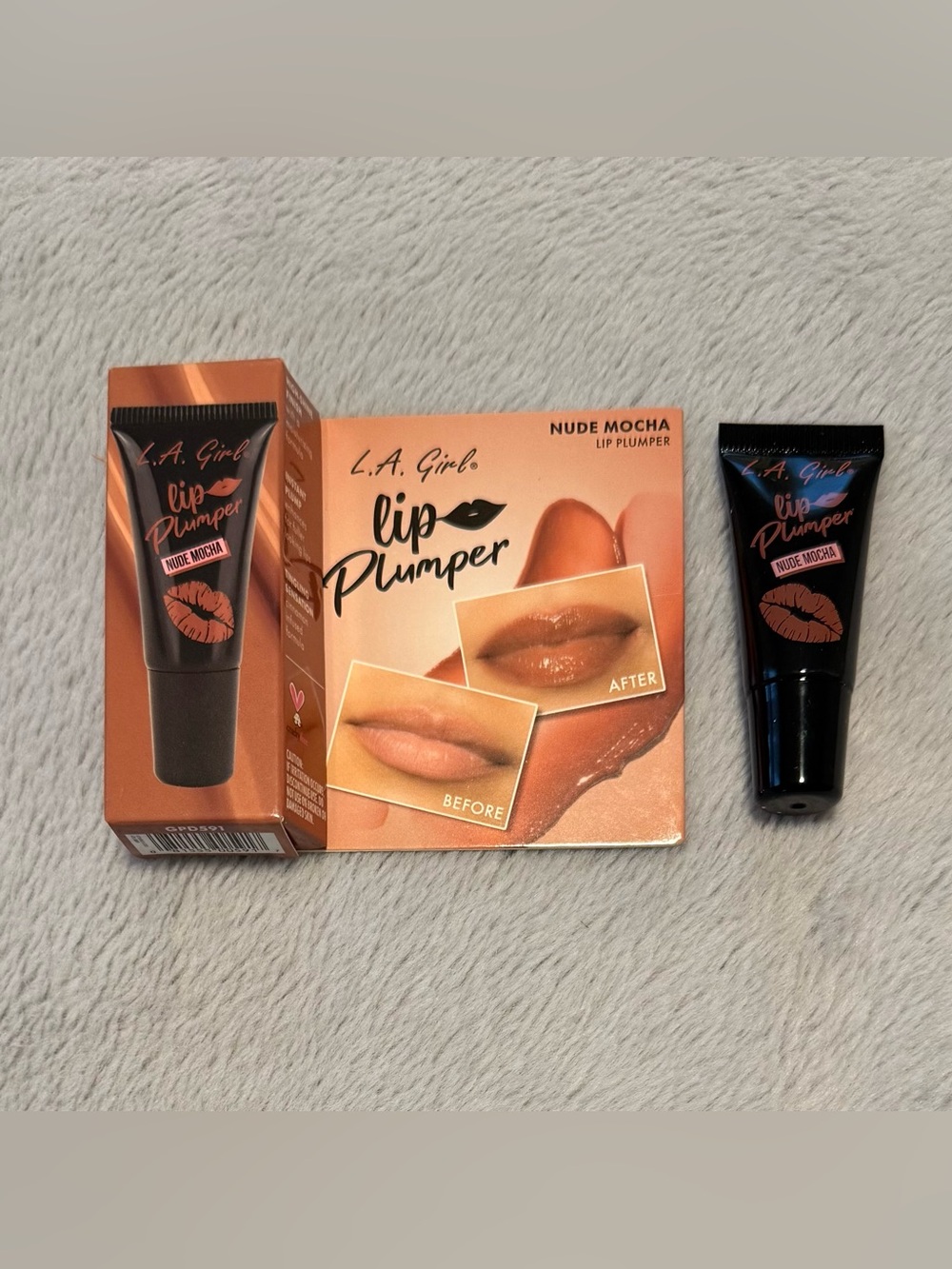 5/$25 🎆 NIB L.A. Girl Lip Plumper mini in Nude Mocha 0.2 oz